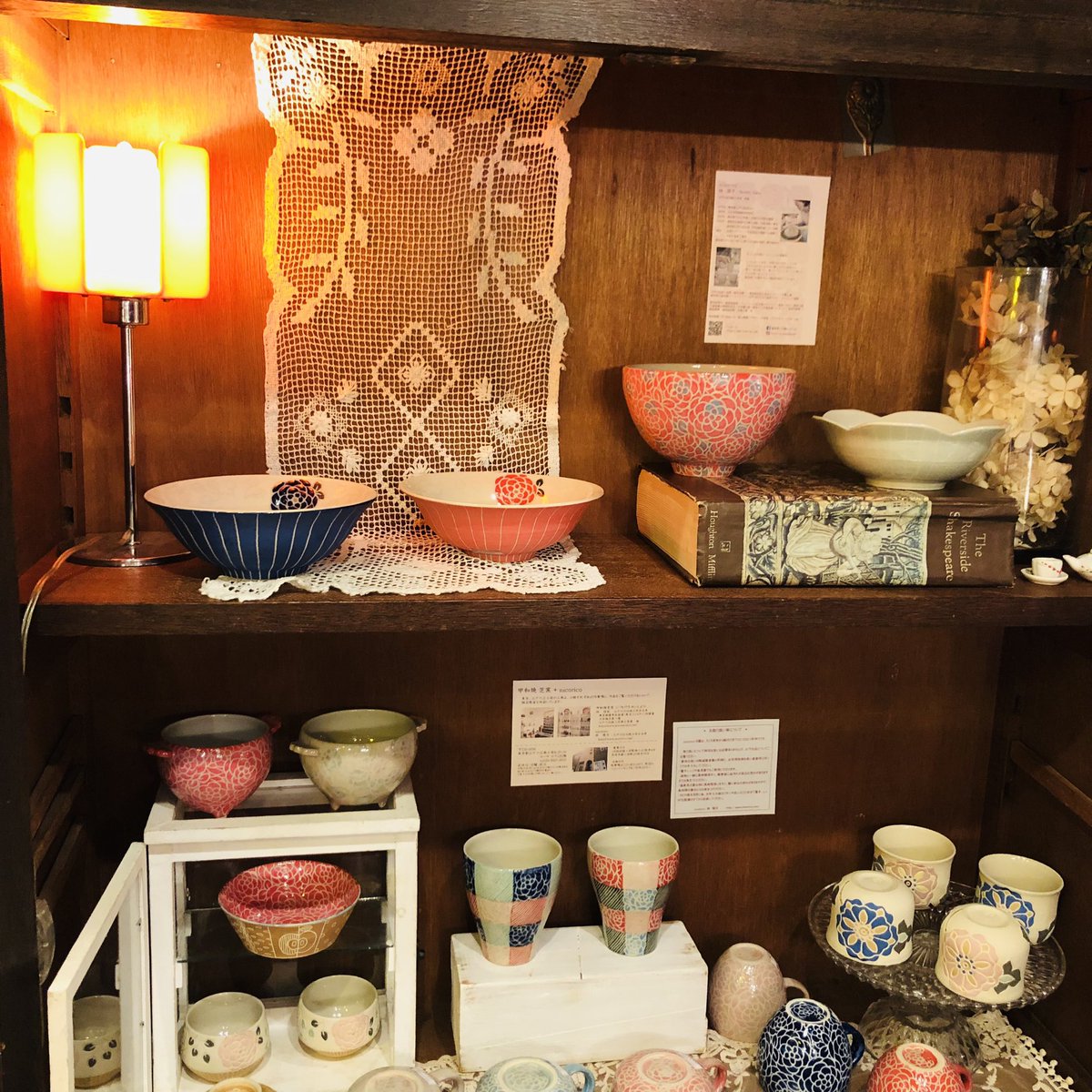 明日4/3からは、立川キクマツホンテン内のオケモト手仕事雑貨店さんの企画展もはじまります!
銀座三越とはまた違うラインナップです。こちらもどうぞ宜しくお願いします🤲