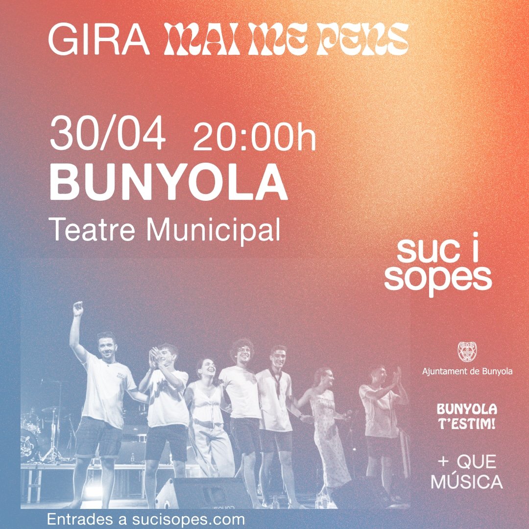 sucisopes's tweet photo. PRIMERA VEGADA A MALLORCA!💥

Venim Bunyola!

Per es grups de Menorca poder sortir de s'illa és tot un repte i per noltros tot un somni.
Gràcies @ajBunyola per apostar per grups locals d'altres illes.❤️

 Entrades ja a la venda a: https://t.co/tEeYkUbc9y🎟️ https://t.co/1rkAc0Qgms