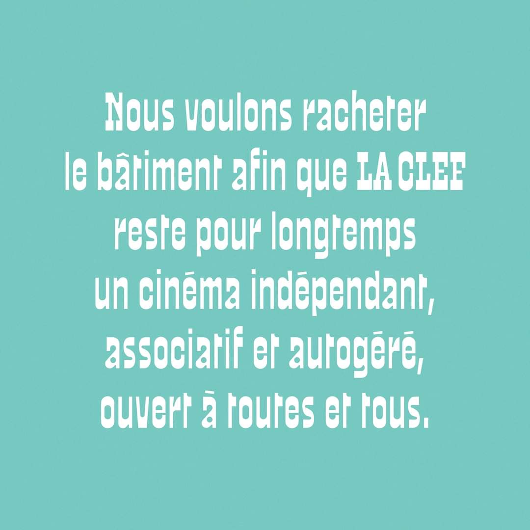 LaClefRevival's tweet photo. 🔥Thread : 
On vous en dit plus sur notre projet de reprise pour le cinéma La Clef, et sur les moyens de le soutenir ! 🗝️🗝️

𝗠𝗘𝗥𝗖𝗜 💜💙💛 https://t.co/kCSOzM0KwL