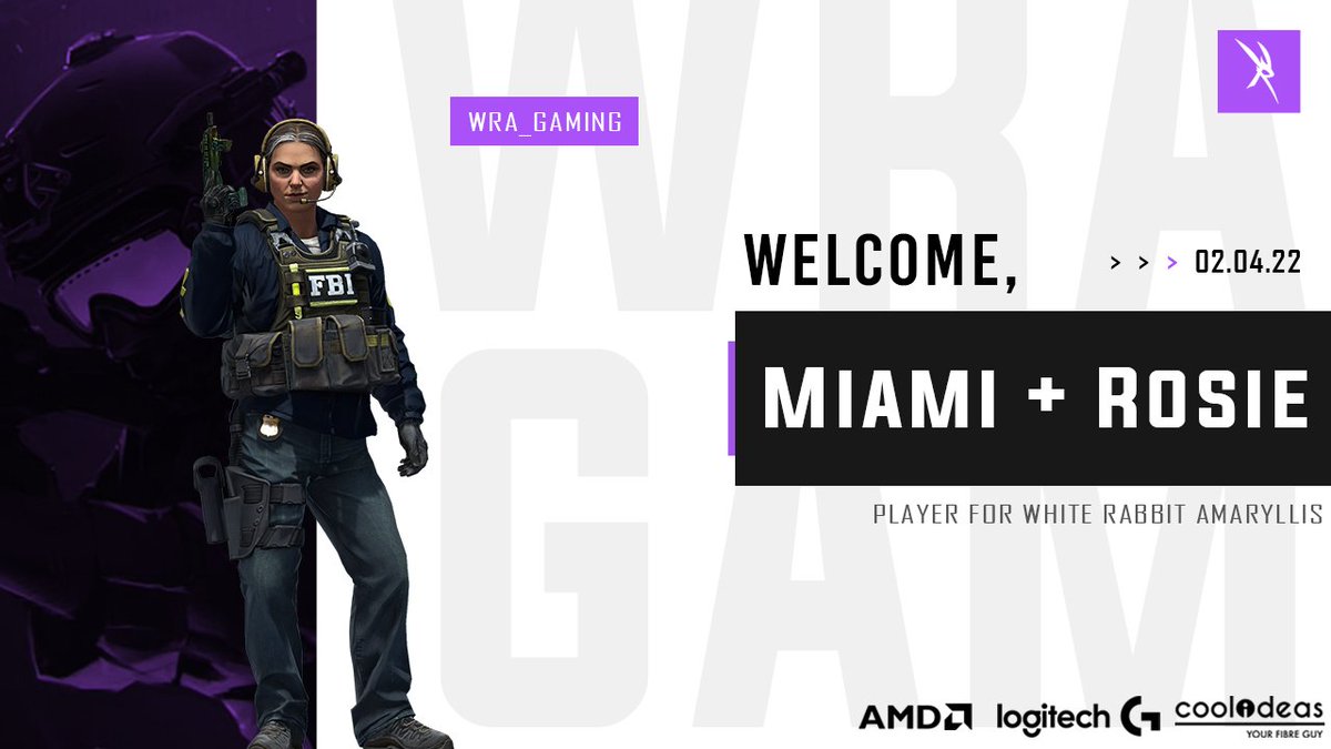 We would like to extend a very warm welcome to the newest additions on our team! 

🐰 Mia @Miamibby14 Masson
🐰 Katiana @kati_eatchoo De Andrade

We look forward to a bright future under the WRA banner 🔥🔥🔥

 #WRG4life
