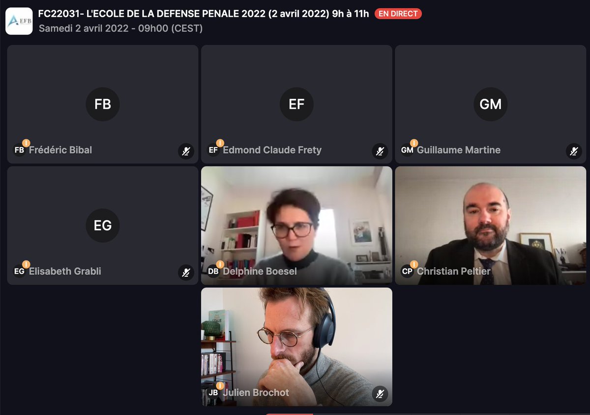 julienbrochot's tweet photo. Clap de fin pour l'Ecole de la Défense Pénale 2022 @Avocats_Paris. C'est donc le retour des grasses mât' le samedi matin.

Merci à tous nos intervenants, avocats, magistrats, OPJ, grands témoins. 

QCM le 16 mai 2022 à 17h30.

Vivement l'année prochaine ! https://t.co/VOlFXBTZrO