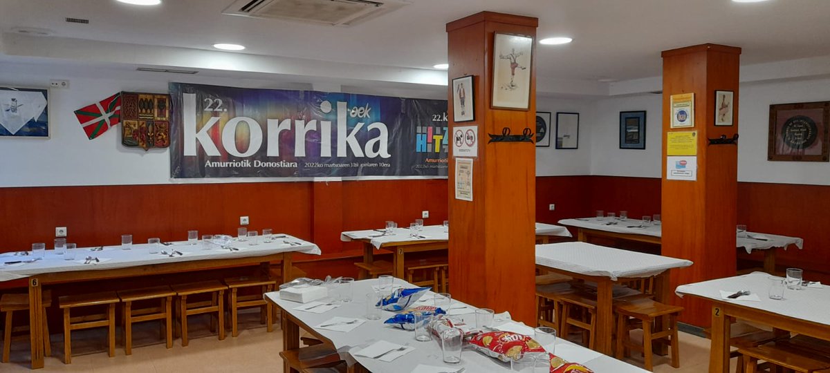 #Korrika2022 bazkarirako dena prest Ikasbide kultur elkartean! Primeran pasako dugu!