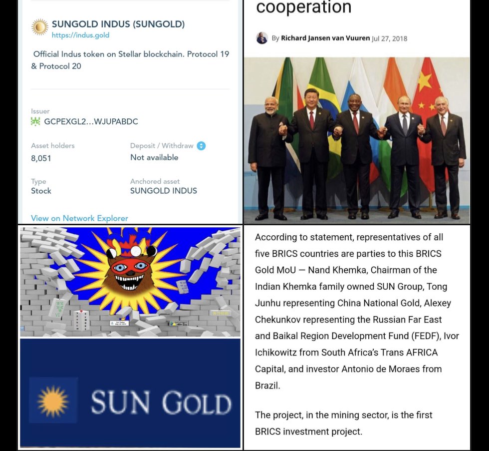 XRP_DigiGold's tweet photo. ☀️ Sun Gold ☀️

🟢If you’ve got #LOBSTR account check out #SunGold 

Swap #XLM to buy #SunGold 
🟢900B supply only 330B left 
🟢 #GoldMine 
🟢Supply going fast
🟢RE-rate coming soon 
Releasing bottom end supply to #Stellar holders like an IPO/ICO before going live.
🇧🇷🇸🇰🇮🇳🇨🇳🇿🇦 https://t.co/2XrkG9EDB9