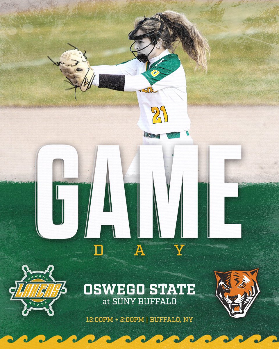 Did someone say conference play starts today🤔

🚨GAMEDAY🚨
🆚Buffalo State
📍Buffalo, NY
⏰ 12pm | 2pm
📺 boxcast.tv/view/softball-…
📊 sunyacsports.com/sports/sball/2…