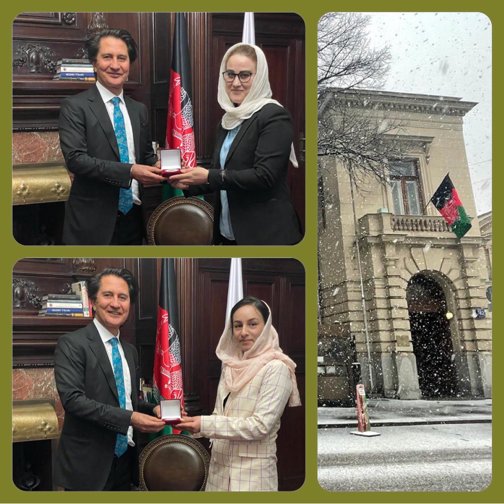Insura_99PP's tweet photo. The first day of Ramadan arrived with beautiful snow in Moscow. I wish those celebrating a blessed &amp; serene month. On this day, the Embassy of 🇦🇫 is delighted to facilitate donations to destitute families in Moscow by Afghan foundations in this sacred era of giving &amp; sharing. 🌙 https://t.co/8ZEen0HO4u