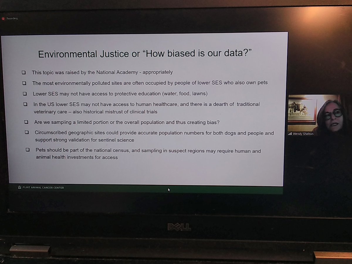 GIVCS_Research's tweet photo. Cancer data in our pets and environmental justice ...are we biased in our data ? Dr Wendy Shelton at #2022GIVCS #animalcancer https://t.co/JpcOsDfIl0