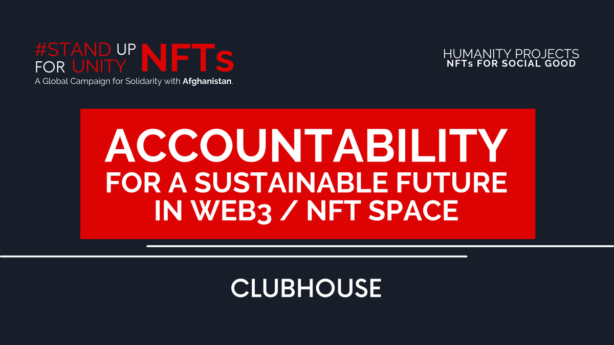 LiannaAdams's tweet photo. Continuing the dialogue on Accountability in the #web3 space :
✊🏼 Tues 5 Apr
✊🏼 12pm EST
✊🏼 @Clubhouse 

w/ @cocolata8 @wendyyanofeher @MusicHumdrum27 @QuantumVariant 

All are welcome to join in the discussion!

#StandUpForUnityNFTs #HumanityProjects #NFTCommunity #NFT https://t.co/qb0uOT2Ptm