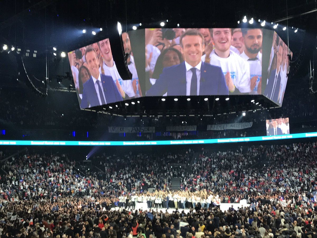 Meeting de #Paris : « Ne croyez pas les sondages qui seraient formels, ceux qui vous disent que c’est impossible, impensable, que l’élection est déjà jouée […] Mobilisation générale ! » #RejoignezNous 🇫🇷🇪🇺