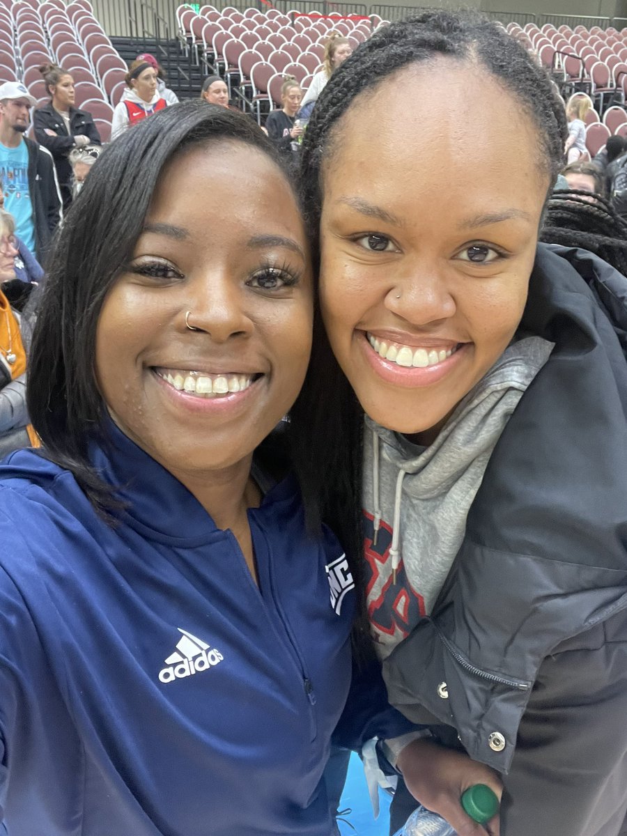 Coach_Asia's tweet photo. Team USA Practice this morning. So proud of @dearicamarie and @Azura_Stevens! ❤️ #WakeFam #FlamesGang https://t.co/qWJar4t3XW
