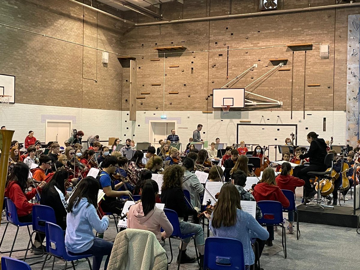 NYOScotland's tweet image. Fantastic 2nd day on the NYOS Junior Orchestra spring course. Our 1st full day of sectionals and rehearsals. Just wonderful to see so many young musicians back making music together again, in the same room! Long may it continue. #NYOS2020 #Juniors #SpringCourses #WeAreBack