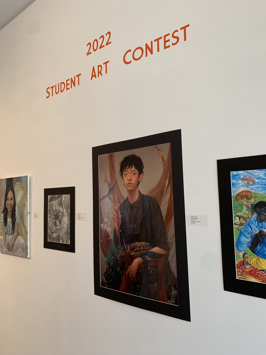 Always awesome to see a student’s work in an art museum! Come see <a href="/KleinCain/">Klein Cain HS</a> student Nguyen P’s work at <a href="/pearlfinchermfa/">Pearl Fincher MFA</a> during the month of April!
