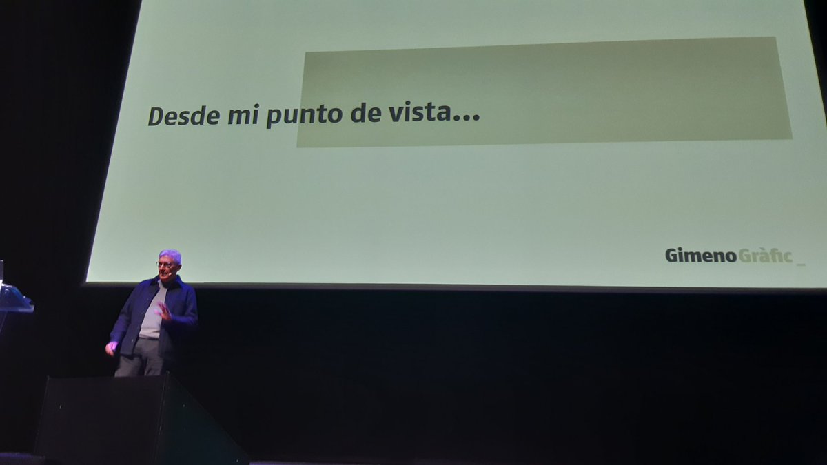 Terminamos las ponencias de #Serifalaris con un Premio Nacional de Diseño, #PepeGimeno.
Oso adi egongo gara!