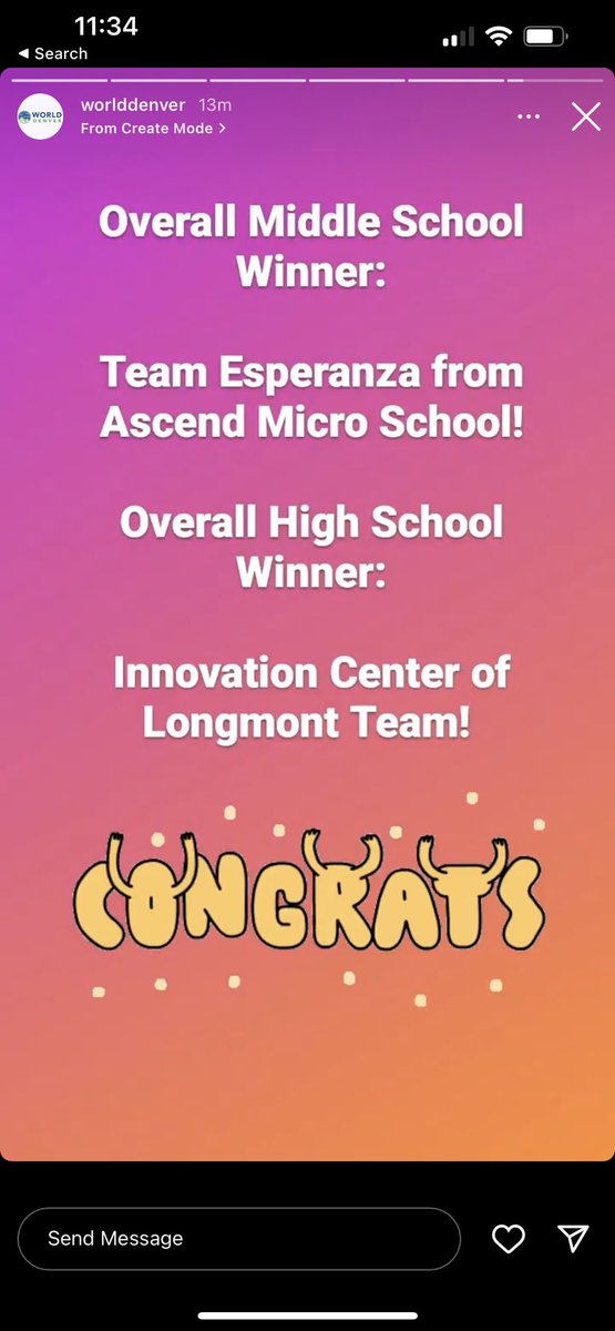 mcdermid's tweet photo. Congratulations to the students on the @ICSVVSD team competing in today’s World Affairs Challenge, alongside over 700 students from across the globe. They won the top high school project and were recognized as the overall winners! #StVrainStorm @SVVSDSupt @WorldDenver https://t.co/HUeN93dchP