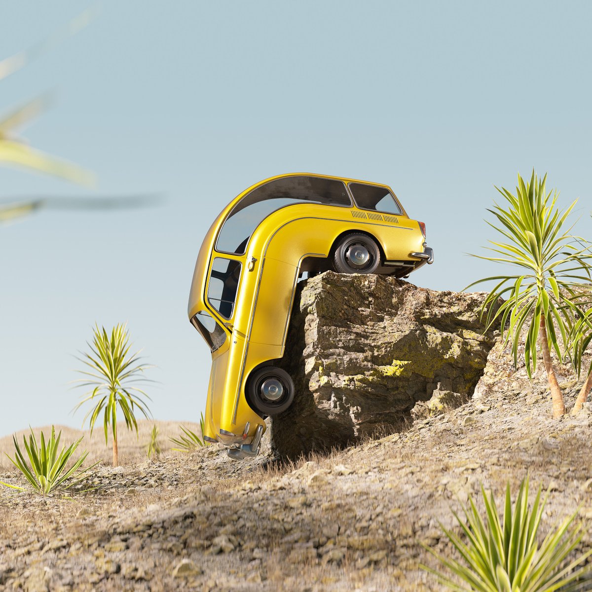 Behance's tweet photo. Flexible cars by @markosego03 — see more 3D art by Marco > https://t.co/c8v3PZHHJq https://t.co/YzqUARZlzz