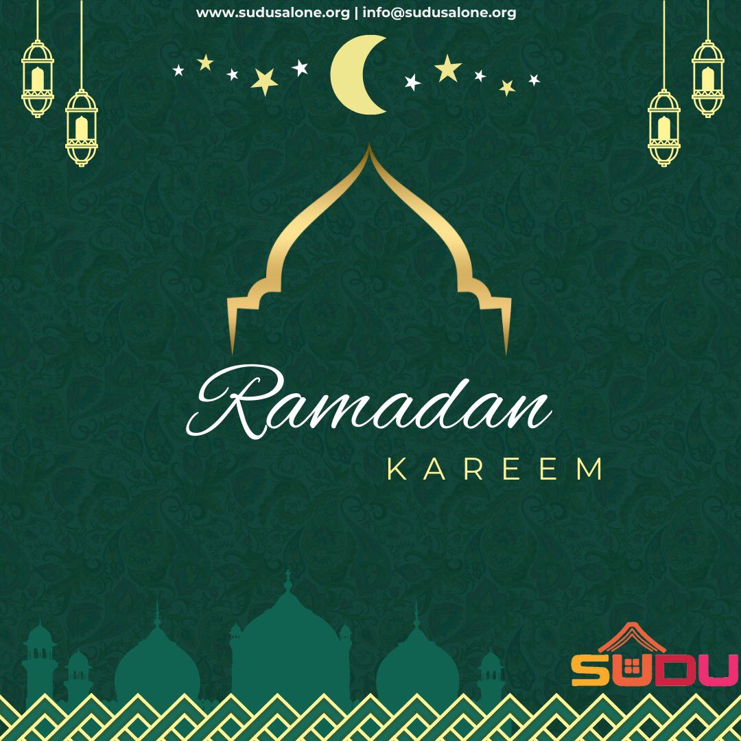 SUDUSalone's tweet image. Sudu would like to wish all its families, staff and supporters worldwide a blessed Ramadan. May your prayers and supplications be accepted in this holy month.
sudusalone.org | info@sudusalone.org
#ramadan #sudusalone #sudu #SaloneTwitter