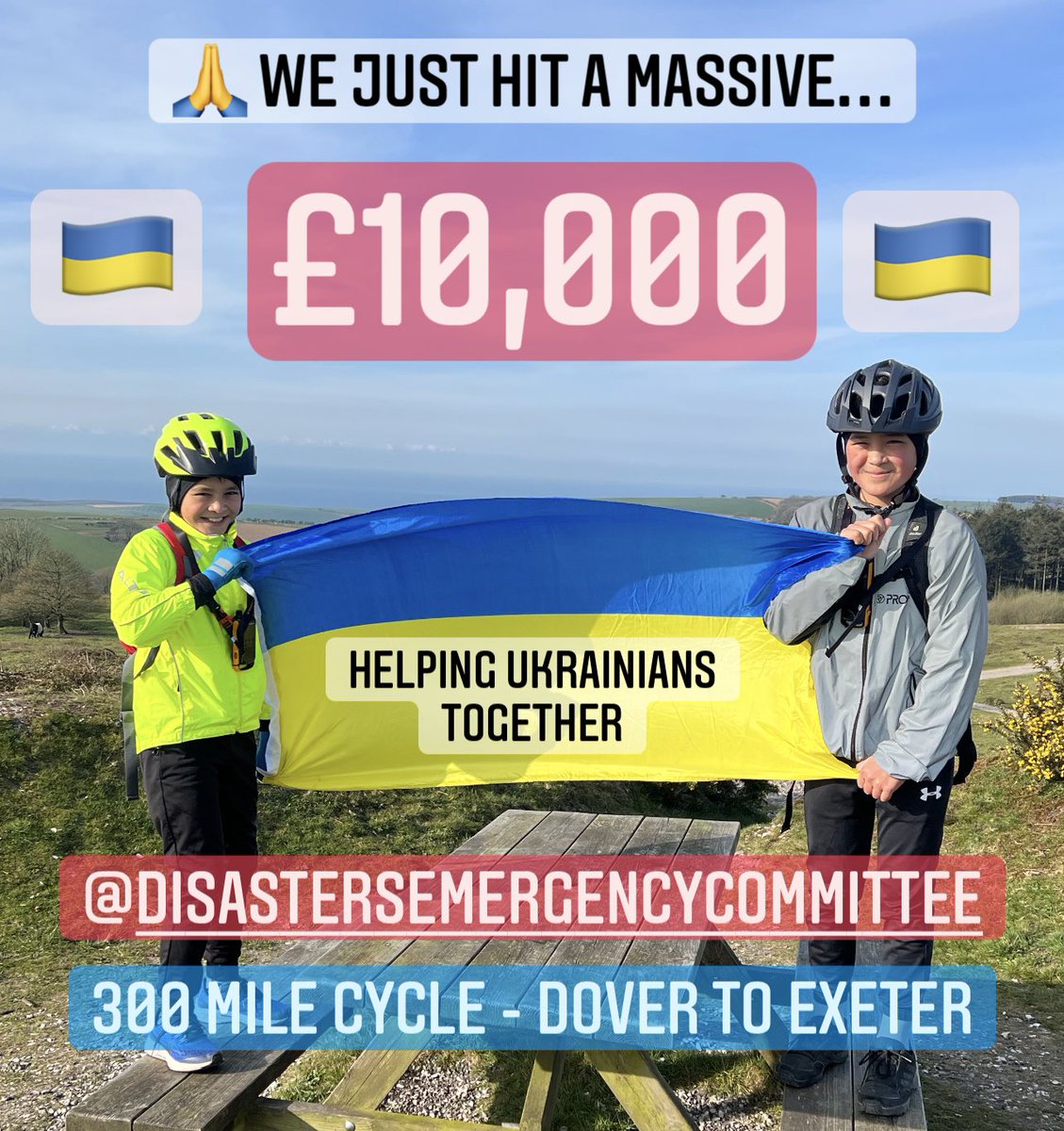 JenxBros's tweet photo. 🇺🇦 https://t.co/8NjT9Ra0RW 🇺🇦 for @decappeal 

Thanks for your support @SHSsport1865 @shrewsburyhouse @ChrissySturt @tobytarrant @thebrewersarmsM @surreylive @BBCSouthNews @dailyecho @BBCDevon #StandWithUkriane @karunchandhok #Ukraine  #StandingWithUkraine  #SlavaUkraini https://t.co/vg0isG8PAx