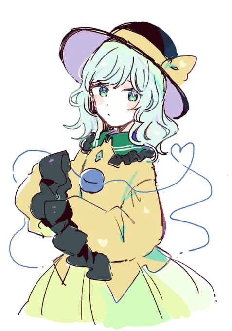 絵茶で描いたこいしちゃん 