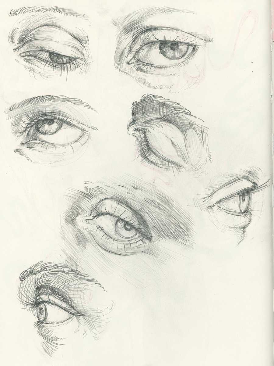 eye studies from my sketchbook