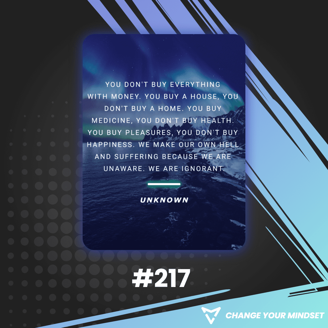CYM_now's tweet photo. Very powerful quote no?

"You don't buy everything with money. You buy a house, you don't buy a home ..." - Unknown

Tell me your impressions in comments 👇
@CYM_now 

#NFTs #NFTCommunity #NFT #NFTCollection #ChangeYourMindset #ItsNowOrNever https://t.co/Vjk8GKgmeI