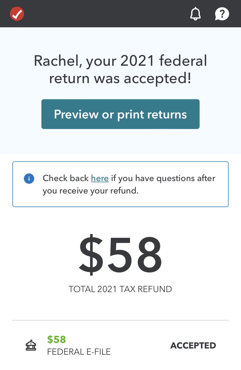 ✅ 2021 Federal Taxes filed. $58 refund - $49 filing fee.  Looking for suggestions on how to spend my refund. Currently leaning towards the purchase of a @floridalottery ticket. 🤣😂. #cuttingitclose #payingtaxes