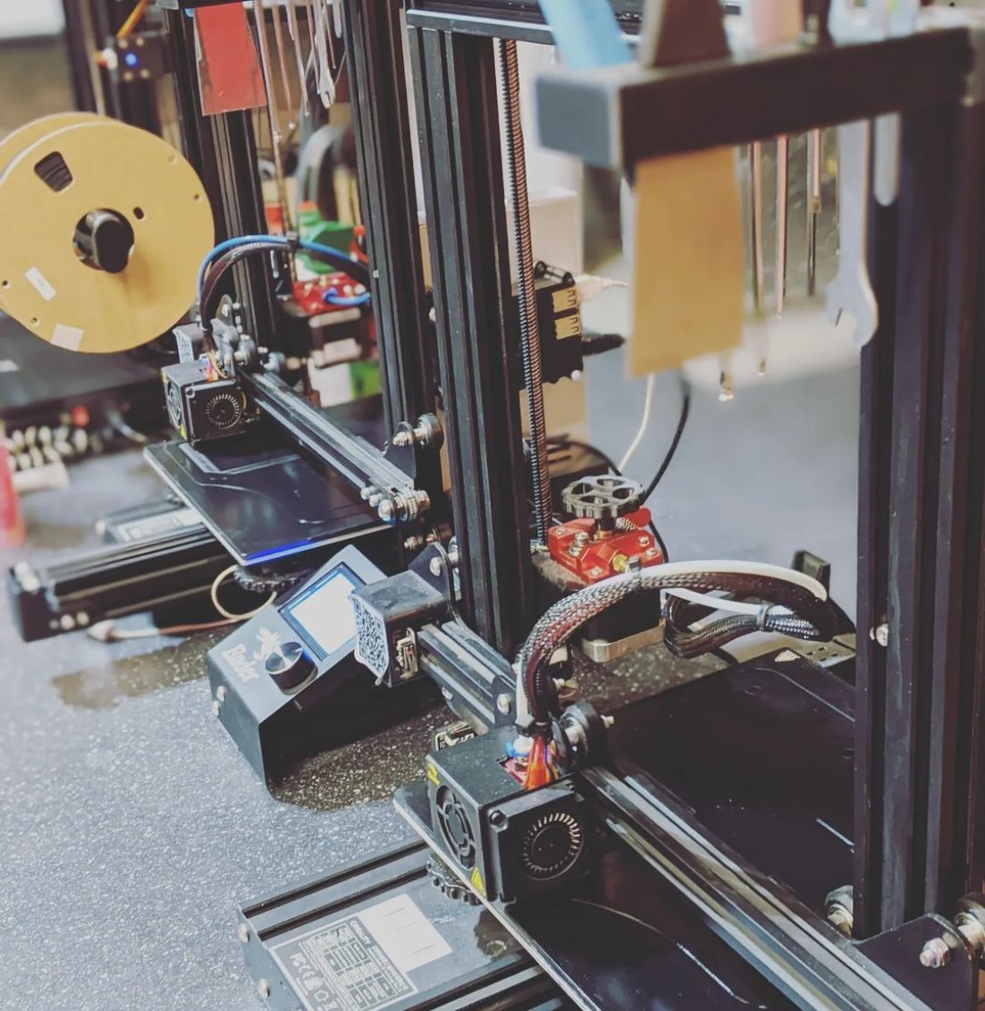 ComplxSimworks's tweet photo. PRINTERS GO BRRRRRR!!! Lots of orders to fill this weekend, finally all 3 printers running full speed.

#complxsimworks #simracing #3dprinting https://t.co/jIszS0SaoA