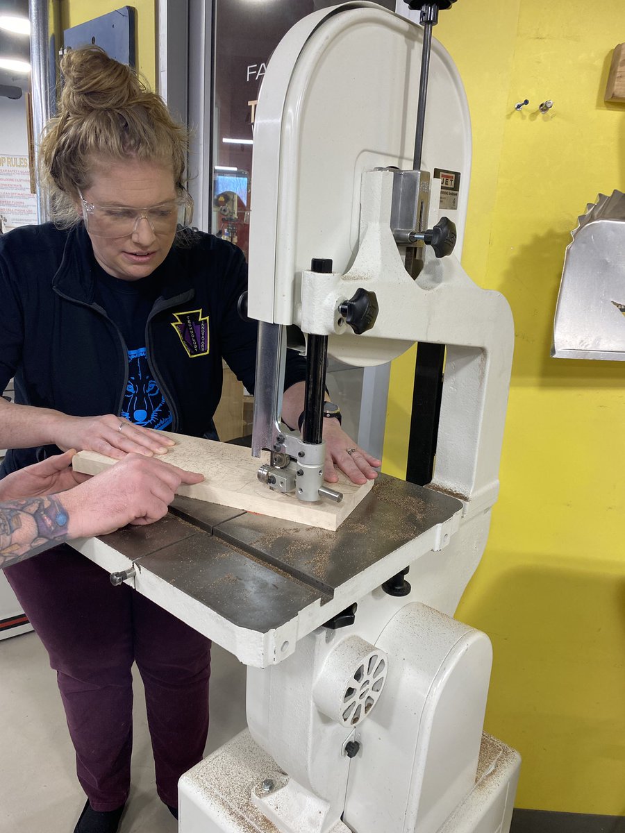 MGruber0424's tweet photo. Exciting day @NorthamptonComm Fab Lab with @PAECT friends @NEPAECT fellow board members! My creative juices were flowing as I designed this board to solidify my place in my new home @KutztownASD @barnesdeborah @GESKASD. Loved revisiting my old stomping grounds @BethlehemAreaSD! https://t.co/ry4fAjmW6P