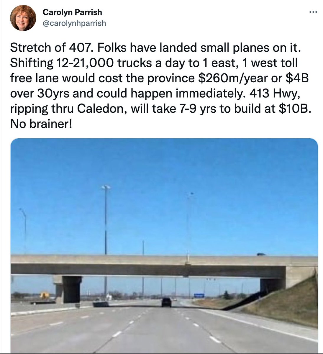 Stopsprawlhalt1's tweet image. Maddening! Clear evidence that it's never been about clearing traffic congestion, it's about opening up the area to more sprawl.  So short sighted.  #stopsprawlhalton   #saveourfarmland   #SaveWetlands