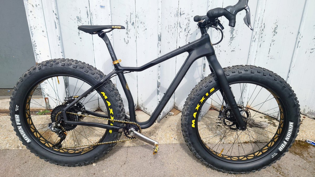muddyb1ker's tweet photo. Unusual beast is built #salsabikes #mukluk https://t.co/kbY7Gq3G5v