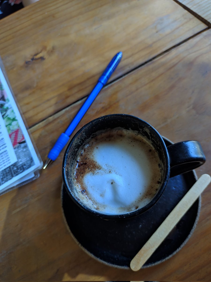 Cappuccino time ☕🖊️