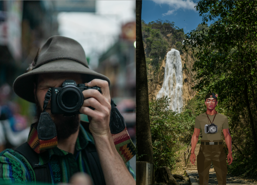 horsewhistlr's tweet photo. Web2 me vs. Web 3 me. My explorer is a photographer and will continue to bring you beautiful photos of the jungles he explores, the beaches he visits, and the beautiful abstract art he continues to create. @CyberBrokers_, let's go! https://t.co/0A8sDWH0qP