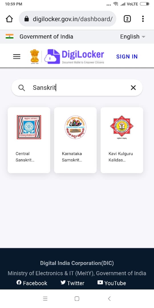 shrivarakhedi's tweet photo. Now CSU  ⁦@CentralSanskrit⁩ is on DigiLocker. My appreciations to Prof Pavan Kumar COE for this faster accomplishment. ⁦@EduMinOfIndia⁩ ⁦@dpradhanbjp⁩ ⁦@ugc_india⁩ https://t.co/NWYNUpfT5W