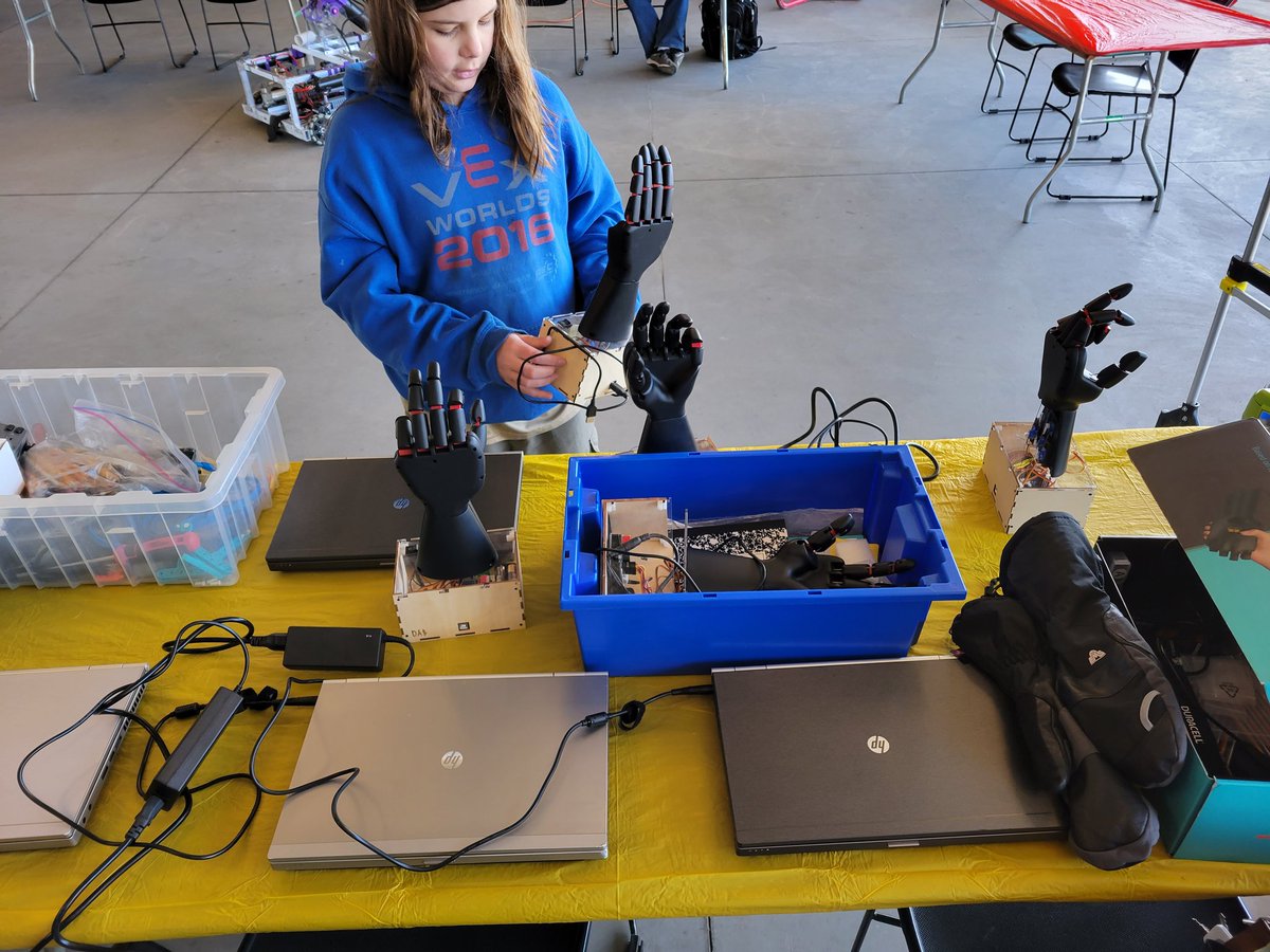 Eddie Chen (@chenedwardy) on Twitter photo Setting up robotic hands for #touchtomorrow at Polar Park with <a href="/lloydcinspire/">Christine Lloyd</a> and her resident expert. Setting up robotic hands for #touchtomorrow at Polar Park with <a href="/lloydcinspire/">Christine Lloyd</a> and her resident expert.