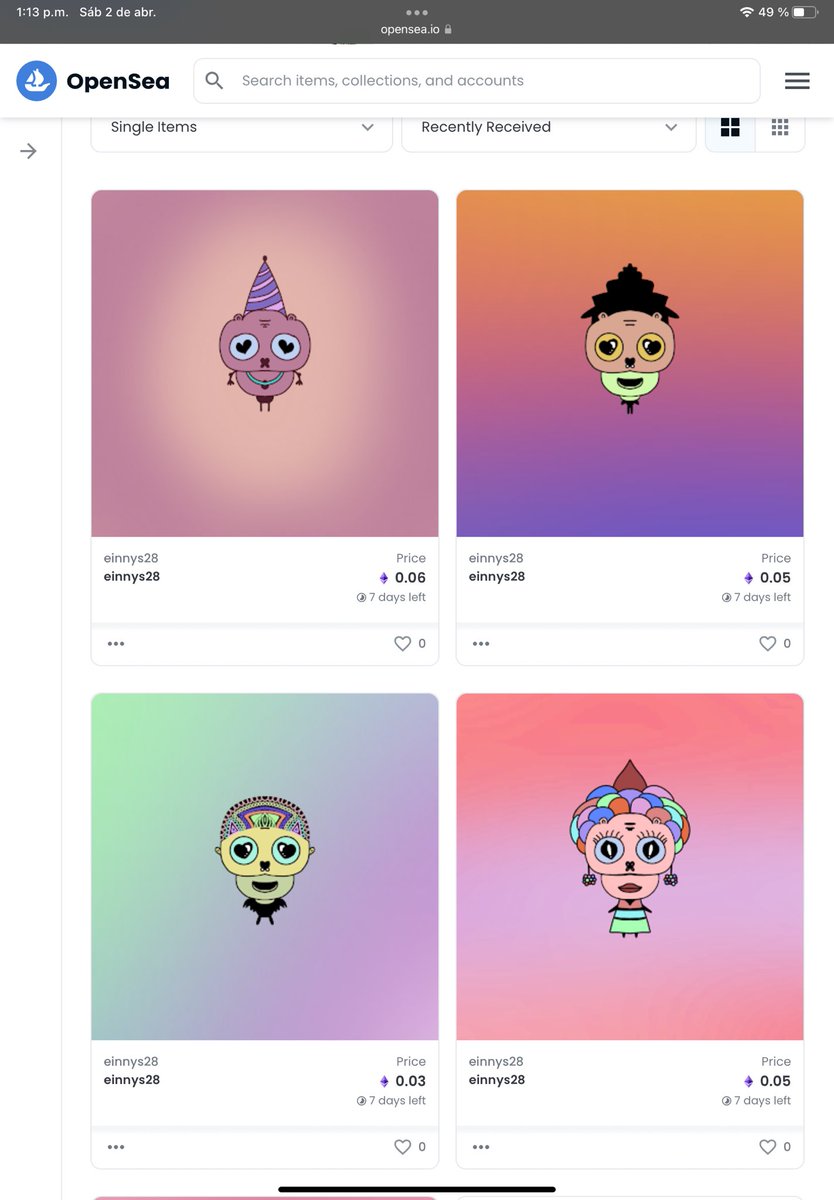einnys28's tweet photo. A little more of our collection is now available.
.
.
.
.
#NFTs #art #NFTCollection #NFTartist https://t.co/DAXP0V3Rti