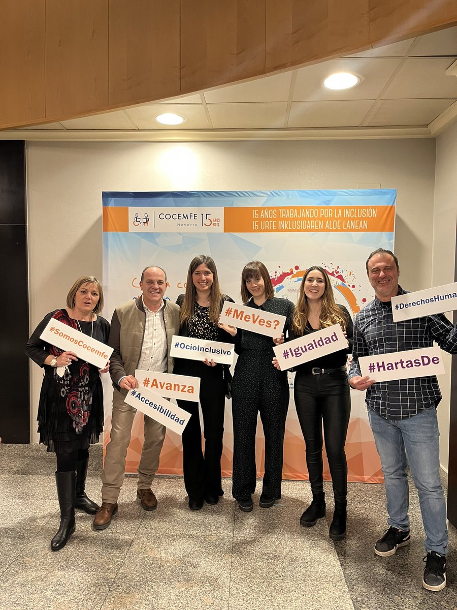 Anadi, acompañando en el 15 Aniversario de Cocemfe Navarra