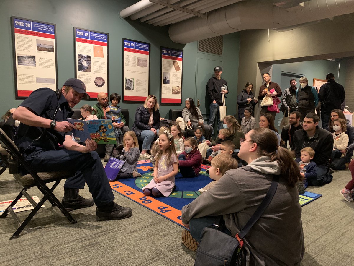 Had a blast at <a href="/duluthlib/">Duluth Public Library</a> Family Fun Event today! Firefighter Kevin read Pete the Cat Firefighter Pete to a full house. We had a great time!