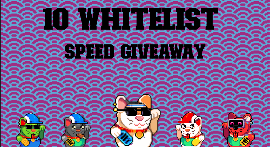 Miāo! Miāo! We wanted to offer a last chance opportunity to those without whitelist! We will be choosing the winners in an hour so stay tuned and get ready for mint🎉 To enter: 1⃣Like + RT 2⃣Follow @goodfortuneNFT 3⃣Join our discord discord.gg/upGPkTCY