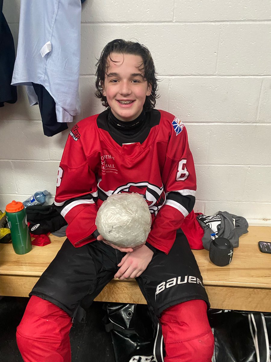 #Hitmen back on the ice against <a href="/TriPenIce/">TriPen</a> at 6:30 pm. 

#Hitmen with a 9-0 win this morning against <a href="/U13WesternKings/">y</a> at Bay Arena in Day 2 action. 

Power forward Aaron Whitten with the #Hitmen POG and line mate Ben Yabsley with the #Hitmen tape ball. 

#WontSeeUsComing