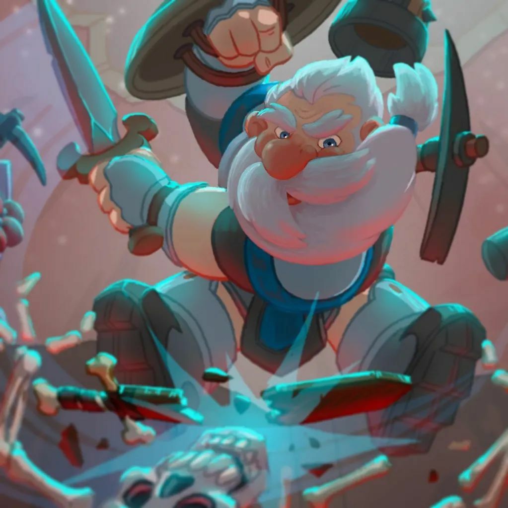 gugzkap's tweet photo. Close up of "Bram" action shot early concept work.
#action #augkap #dungeon #dwarves #concept #conceptart #gamedev #characterdesign #fantasy #fantasyart #illustration #warrior https://t.co/8CE1jF1s2W
