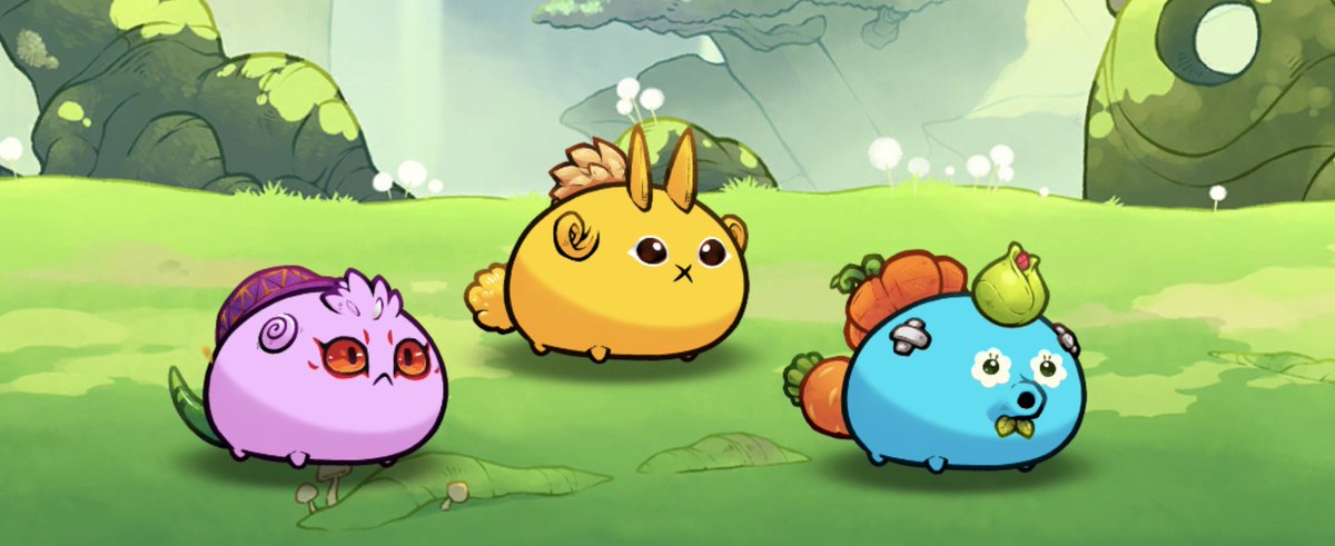 AxieInfinity's tweet photo. In 4 minutes we'll be showing off Origin to the world for the first time on Twitch!
 
Who will bring the slickest Axie teams into the arena? Rumor has it that Jihoz will cosplay Buba if he loses
 
Watch 👇
 
https://t.co/oMn9EOm9LH https://t.co/GN9zutkXEn