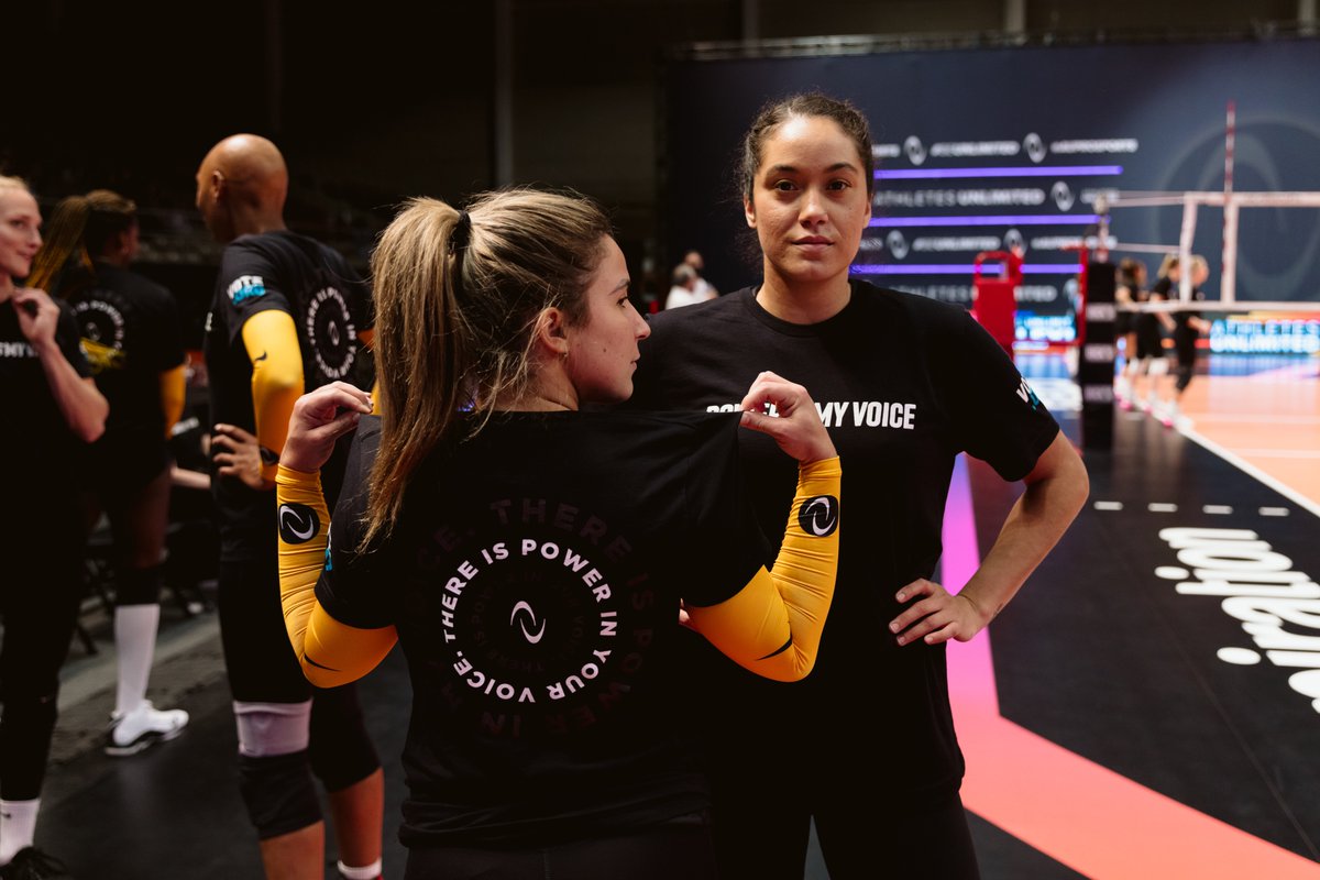 AUProSports's tweet photo. Tonight we are celebrating our "Power in my Voice" campaign and partnership with @votedotorg 

This year-long campaign aims to inspire voter participation and demonstrate that there is power in every person’s voice.

#PowerInMyVoice | #AUVB https://t.co/eYHOMJVKrh