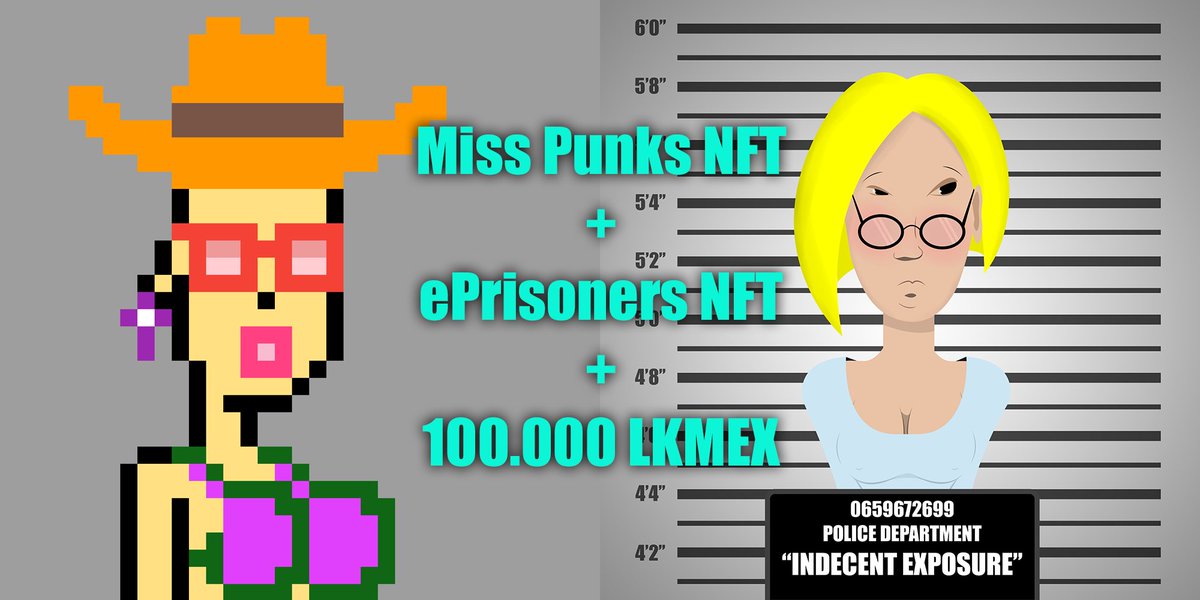 6packN's tweet photo. 🚨We joined forces for a bigger💰Giveaway💰
1⃣Follow @6packN &amp; @MissPunksNFT 
2⃣♥️&amp;🔀
3⃣Tag 3👱‍♂️
The winners will get
🥇1 MissPunks NFT &amp; 1 ePrisoner NFT
🥈60.000 LKMEX
🥉40.000 LKMEX
⌛️48h
#Giveaway #Elrond #ElrondNetwork #ElrondCommunity #ElrondNFTs #NFTProject #NFTCommunity https://t.co/Pg3zZjxgpb