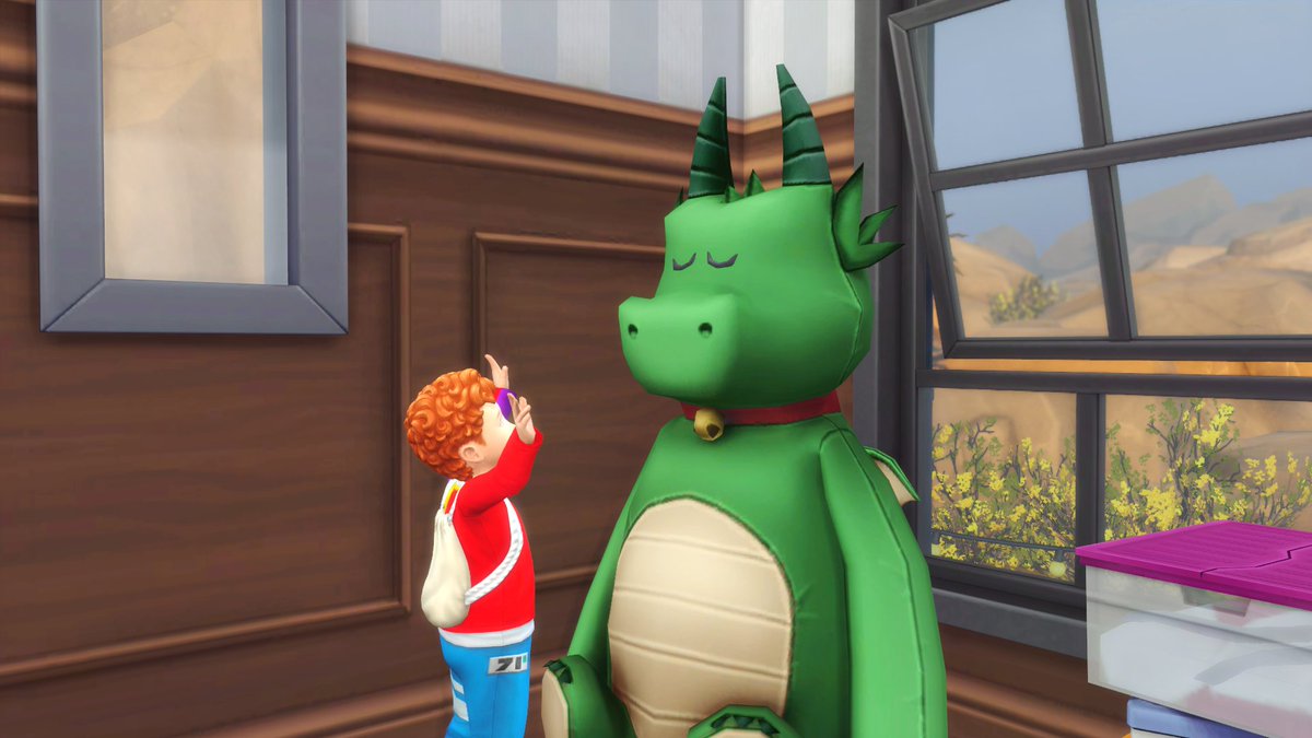 HanbamSims's tweet photo. It's Christmas day, and Alice worked late on Christmas eve so they didn't have time to decorate the tree. While Erwin gives the kids baths and they play with their toys, Alice quickly decorates the tree, and then it's time for Christmas dinner! #NotSoBerry #TheSims4 https://t.co/6AhOaryEhp