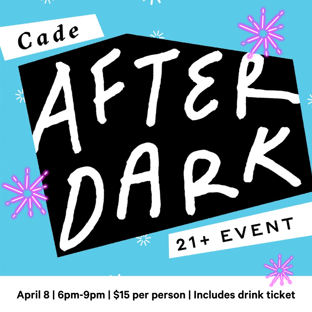 cademuseum's tweet photo. Get your ne-onβ¦
(If #neon didnβt glow, it would be called neoff).
Cade After Dark on April 8th - A glow in the dark vibe session with #GlowSticks, #GlowSlime, drinks, dancing, and so much more.
Get your tickets now!
https://t.co/sY30ixRmJk
#WhatsGoodAlachua #WhyILoveGNV https://t.co/pSD3hR7L9q