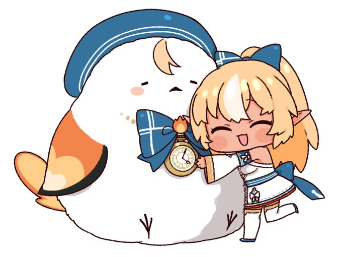 でかーい!
#ホロメンワンドロ42
#しらぬえ 