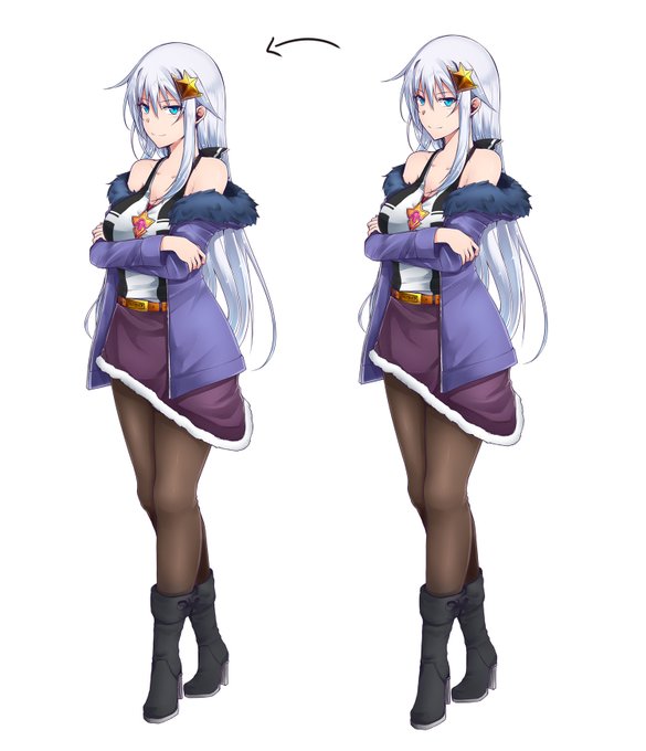 久々に見たらなんか直せそうだったから変形と加筆で修正したシルル 