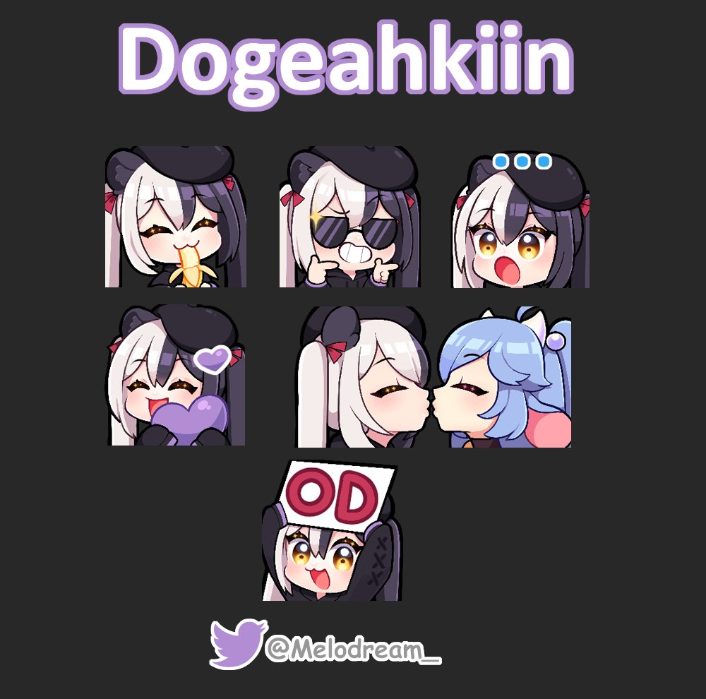 🚨 WOO WOO 🚨

NEW EMOTES ALERT FOR @/Dogeahkiin 
💜💜💜💜