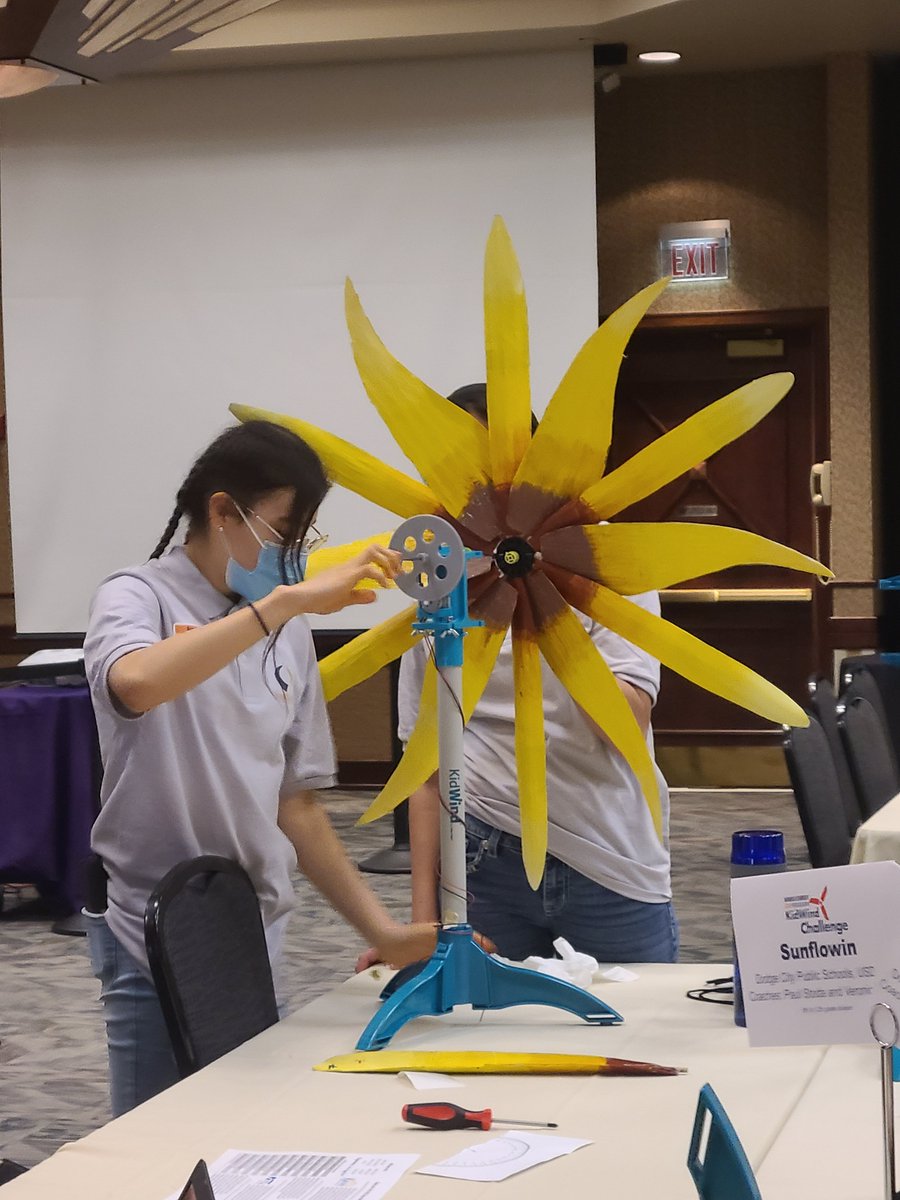 ksenergyprog's tweet photo. Turbines, fans, and repairs, oh my! What an exciting day this is going to be for the State KidWind Participants! https://t.co/ELeEEY7x0e