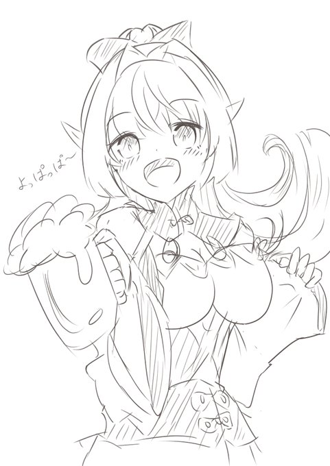 んー、これが限界!w
 #ホロメンワンドロ42 