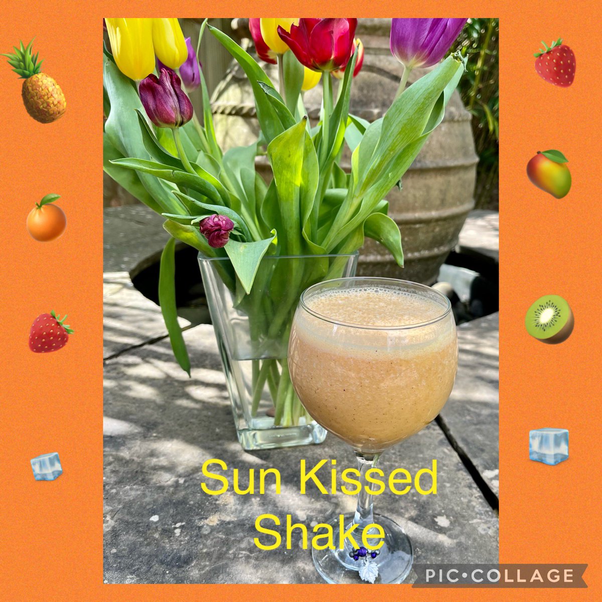 angie_buk's tweet photo. Highly recommend. Perfect for a 🌞 sunny day! 👏#JasonVale @juicemaster . Juiced pineapple & oranges - blended with strawberries mango kiwi ice cubes. #healthy #HealthyFood #HealthyLifestyle 😀 https://t.co/dilHIfRLM5