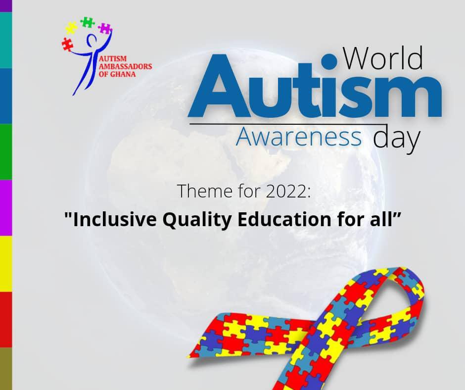 AutismGh's tweet photo. We join efforts with the rest of the world to ensure Inclusive Quality Education for persons on the Autism spectrum, especially children.

Happy #WorldAutismAwarenessDay https://t.co/Wo5Znd3qJf